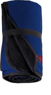 Fleece and Nylon Travel Blanket, Navy